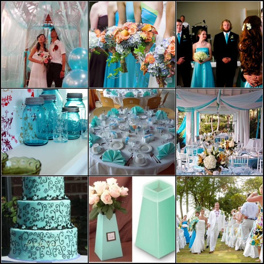 Blue Wedding Decoration